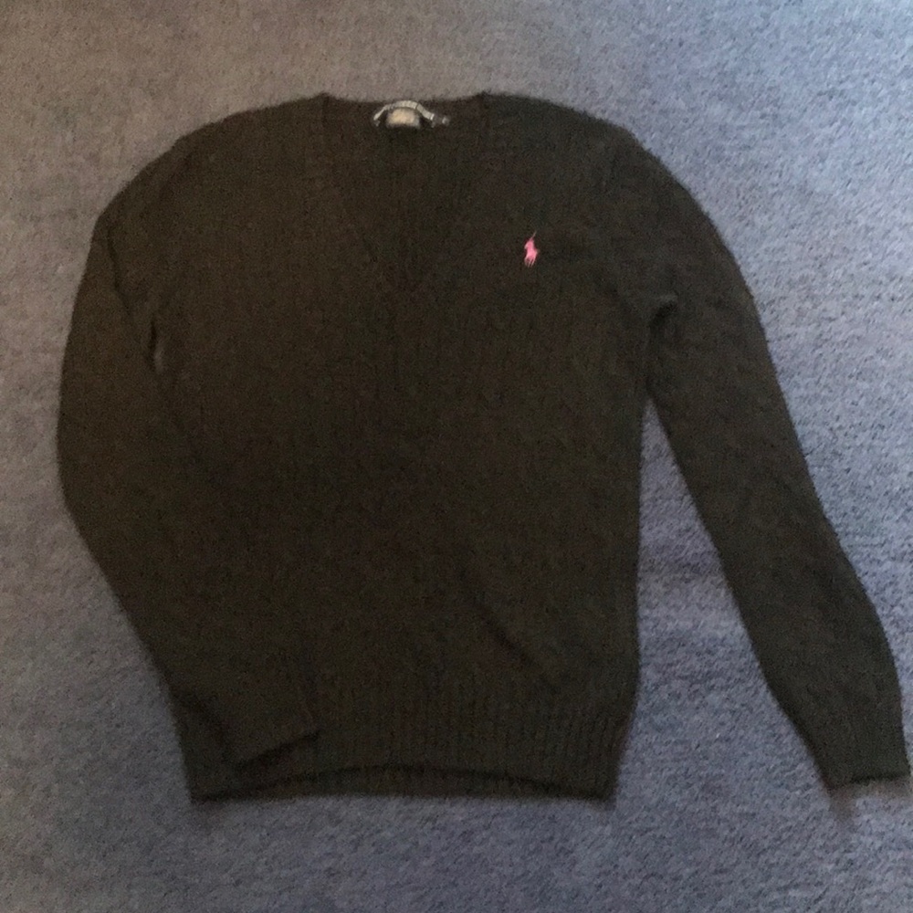 RALPH LAUREN SPORT cable-knit sweater